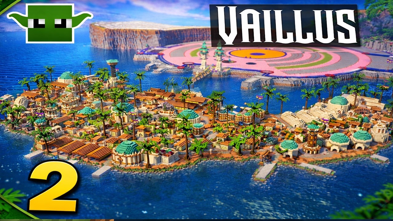 Building Vaillus -  Fantasy Medieval City in Minecraft - 2 - Wharf