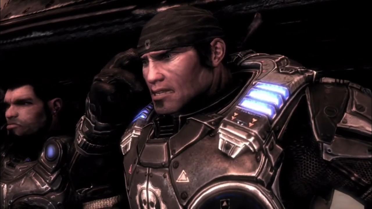 Gears of war 2 lambent brumak boss fight and ending YouTube