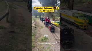 Victorian Railways R700 in 7.25” Gauge! #steam #railway #model