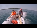 Yamaha F 9.9 HP four stroke and inflatable boat 330, wakeboarding