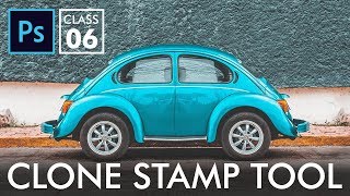 Clone Stamp Tool - Adobe Photoshop For Beginners - Class 6 - Urdu Hindi