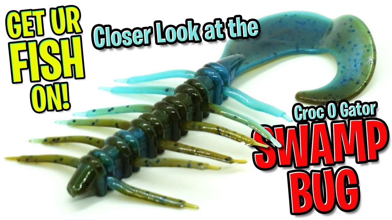 Closer Look at the Croc-O-Gator Swamp Bug - Soft Plastic Bass Fishing 