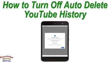 How to Turn Off Auto Delete YouTube History