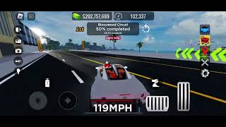 Spyker C8 Vehicle Legends Bloxywood Circuit race fastest time place: 75.46 seconds.