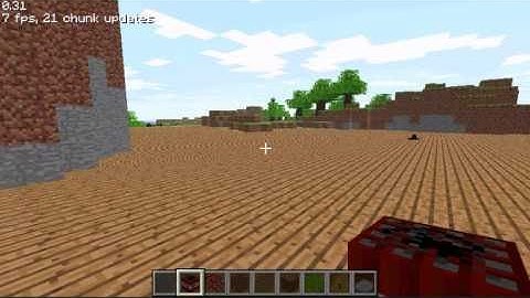 Minecraft 0.31 Plank Glitch