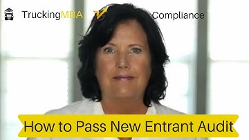 New Entrant Safety Audit Checklist - Dot Safety Audit - DOT Safety Audit 2020