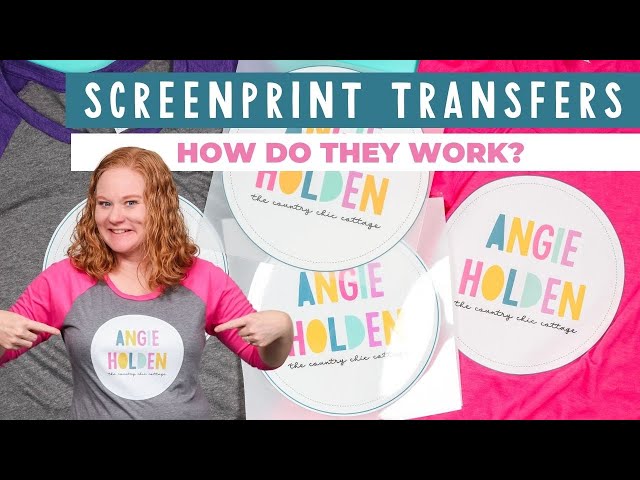 Cricut Screen Print: How to Screen Print with Vinyl - Angie Holden The  Country Chic Cottage