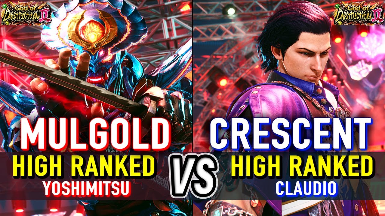 T8 🔥 MULGOLD (Yoshimitsu) vs CRESCENT (Claudio) 🔥 Tekken 8 High Level Gameplay