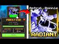 I Prestiged For RADIANT ASTRAL BONNIE APEX in Five Nights TD 2..