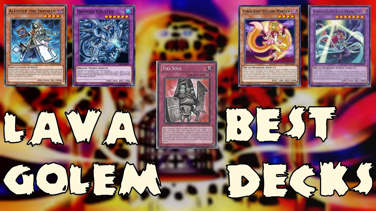 ANTI META DECKS ! BEST WAYS TO USE LAVA GOLEM [YUGIOH ! DUEL LINKS