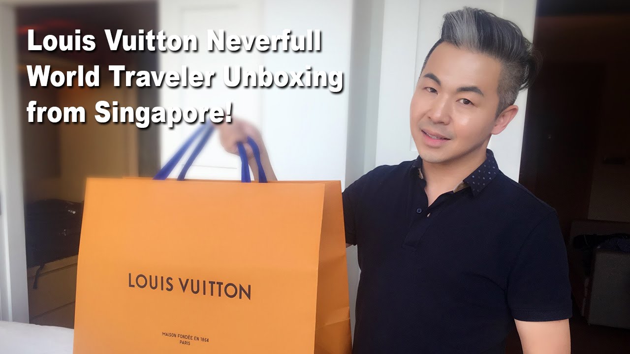 Louis Vuitton Unboxing Neverfull World Traveler - YouTube