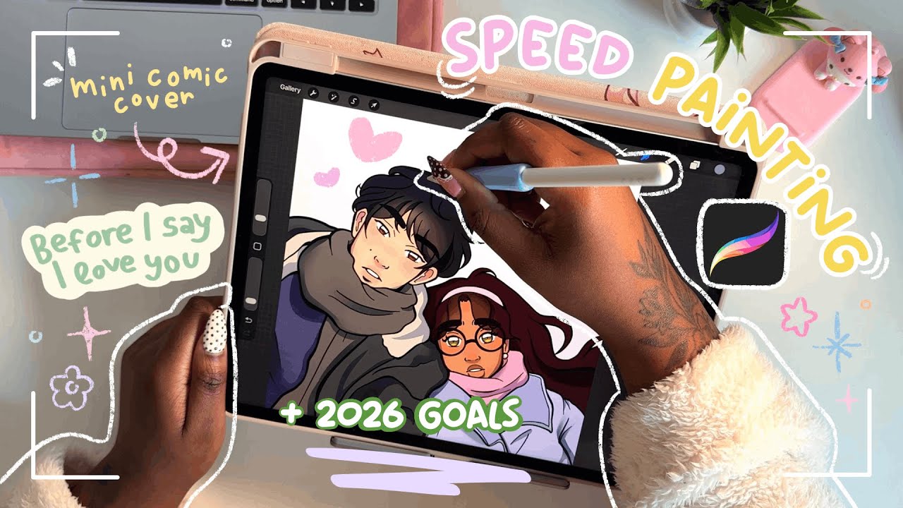 Drawing My Comic Cover | Speedpaint + 2026 Art Goals