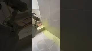 🚿✨ Shower Stall Refinish TRANSFORMATION! 😱🔥 #bathroommakeover #homeimprovement #renovation #fyp