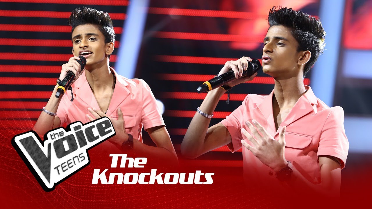 Pradeep Rukmal | Lokaye Wenas Une (ලෝකයේ වෙනස් උනේ) | Knockouts | The Voice Teens Sri Lanka
