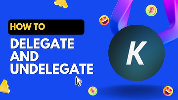 How to Delegate and Undelegate Node Kyve Network