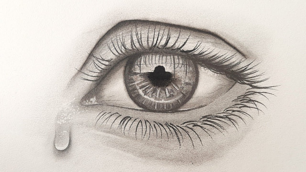 Realistic Drawing - How to draw eye / drawing tutorial time-lapse - YouTube