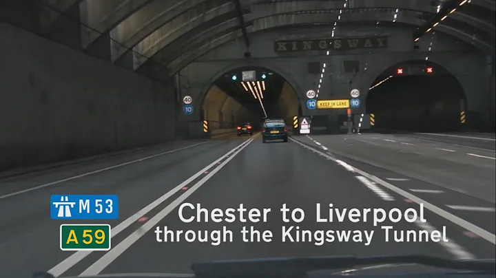 [GB] Chester to Liverpool through the Kingsway Tunnel (M53, A59)