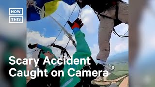 Paragliders Get Tangled in Mid-Air Collision