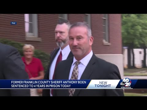 Former Franklin County Sheriff Anthony Boen sentenced to 4 years in prison today