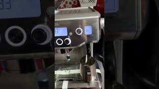 Breville Oracle BES980 Little to no foam on automatic setting, air pump replacement before vs after