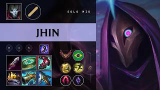 Jhin Mid vs Xerath - BR Grandmaster Patch 26.08