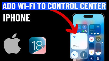 How to Add Wi-Fi to Control Centre on iPhone (iOS 18)