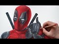 Drawing DEADPOOL - Marvel - SpeedDrawing | Nimauke