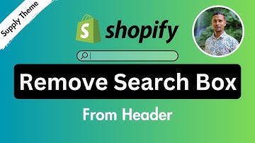 How to Remove Search Box from Header In Supply Theme ✅ Supply Theme Customization