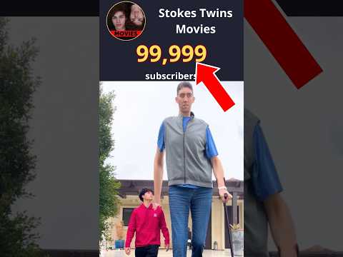 Stokes Twins Movies Hits 100K SUBSCRIBERS !🎬🎉 🇺🇸 #shorts #youtube #stokestwins #movies #100k