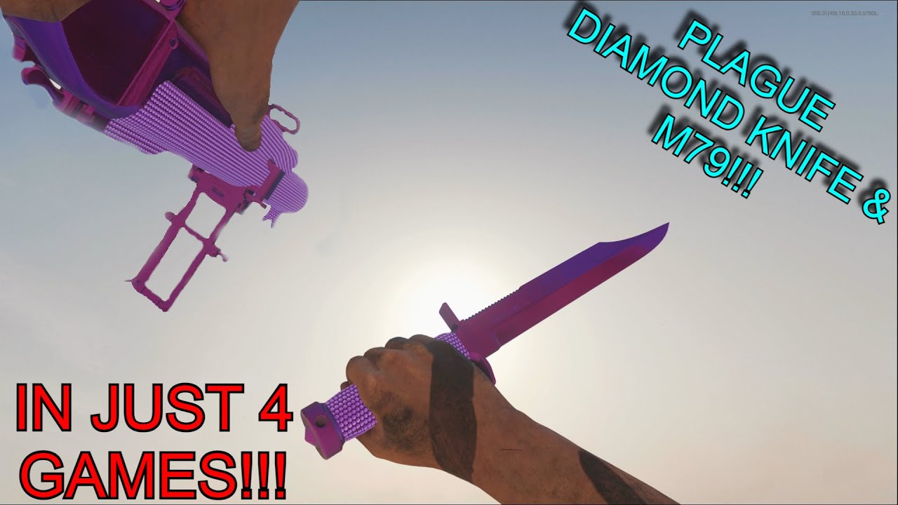 How To UNLOCK PLAGUE DIAMOND CAMO For M79 & Knife In 4 Games!!!