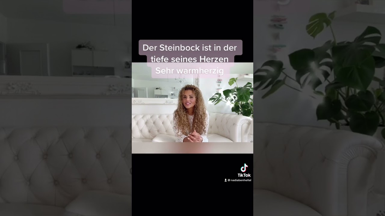 Der Steinbock brauch ein warmherzigen Partner 