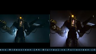 Ripley fight The Queen | Aliens (1986) | Widescreen (4K Blu-ray) vs Fullscreen (DVD)