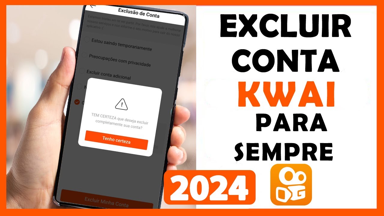 Como SAIR da CONTA do KWAI no APP e ENTRAR EM OUTRA CONTA (DESLOGAR) 