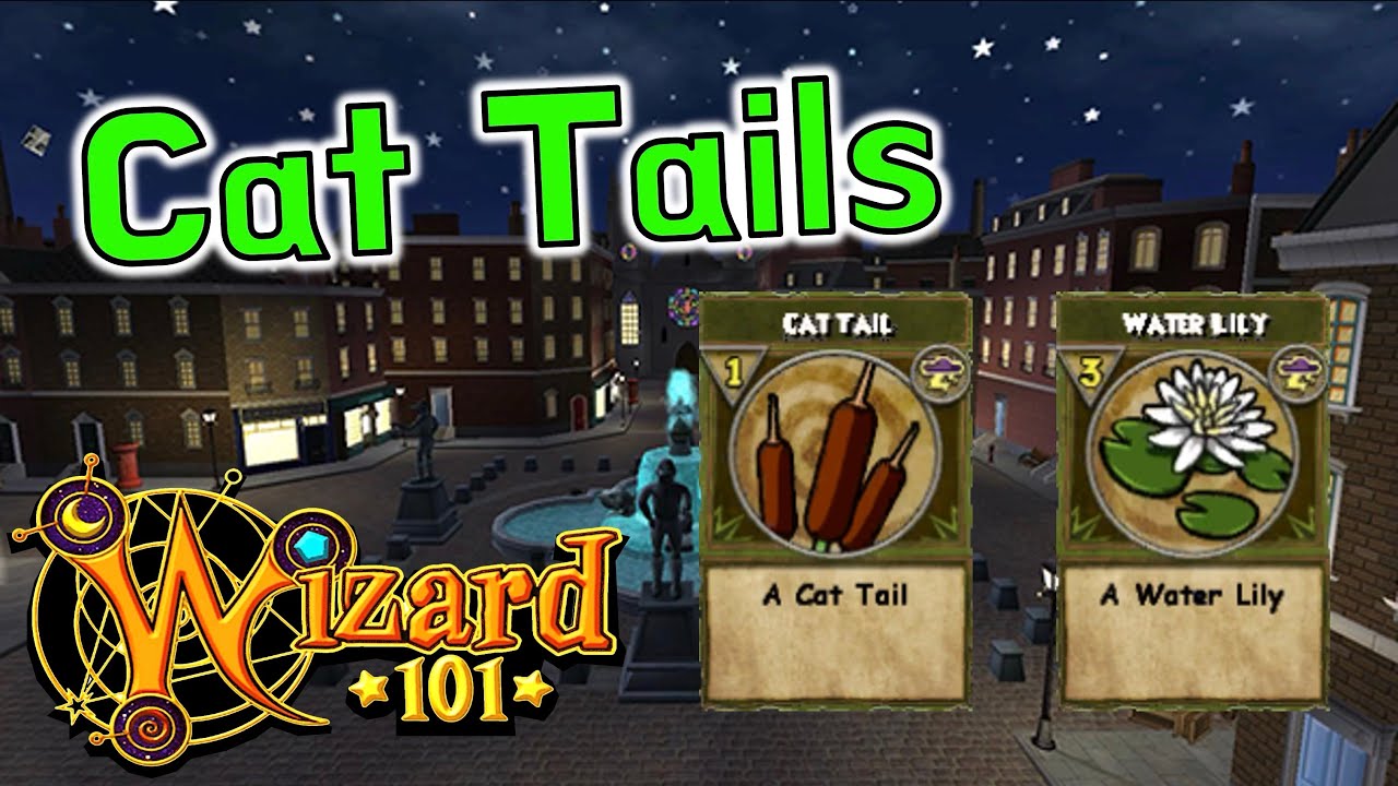 Wizard101 Farm Cat Tail FAST! (+Water Lily) YouTube