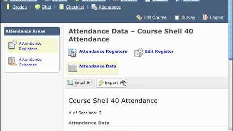 D2L attendance