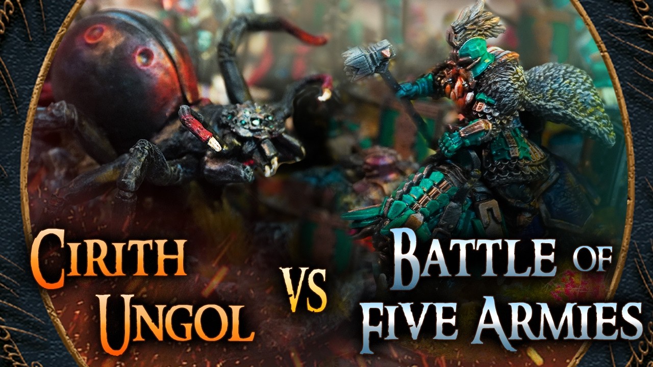 Кирит Унгол против Битвы Пяти Воинств ~ Отчёт о битве MESBG