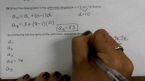 8.2 Arithmetic Sequences and Partial Sum