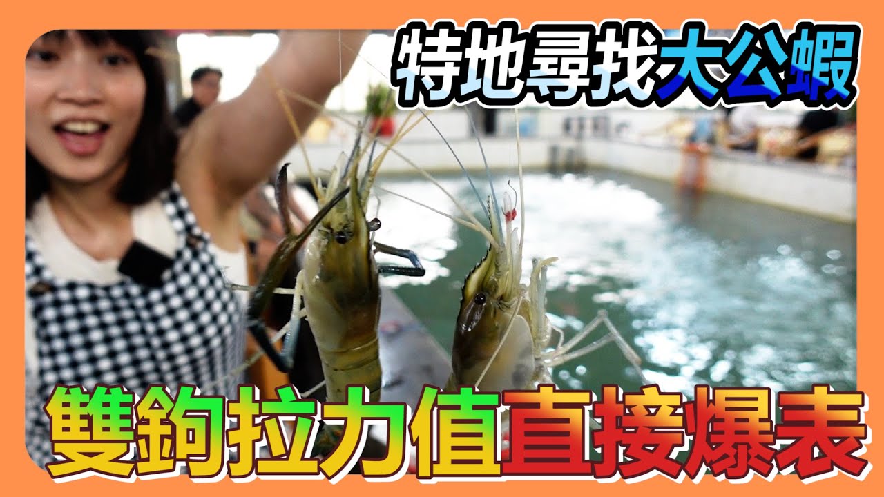 特地來尋找＂大公蝦＂，雙鉤拉力值＂直接爆表＂ #咪呀 #釣蝦 #益群釣蝦場 #台湾のエビ釣り #Taiwanshrimpfishing #대만새우낚시