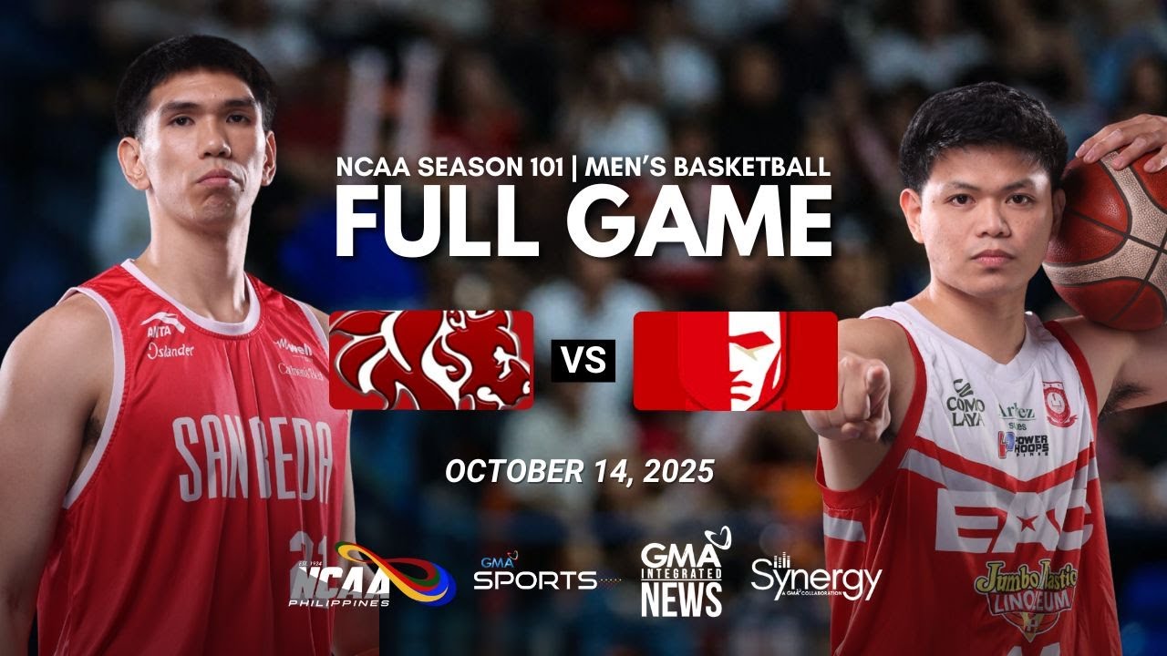 FULL GAME - San Beda Red Lions vs EAC Generals (Men's Basketball) | NCAA Season 101