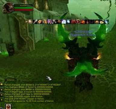 WoW Mangos GM Command (.modify) Tut