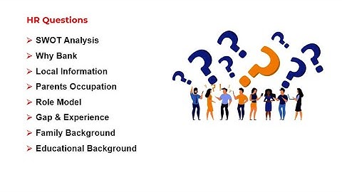 Top 10 HR Interview Questions IBPS PO | SWOT Analysis | Gap | Experience | Local Information