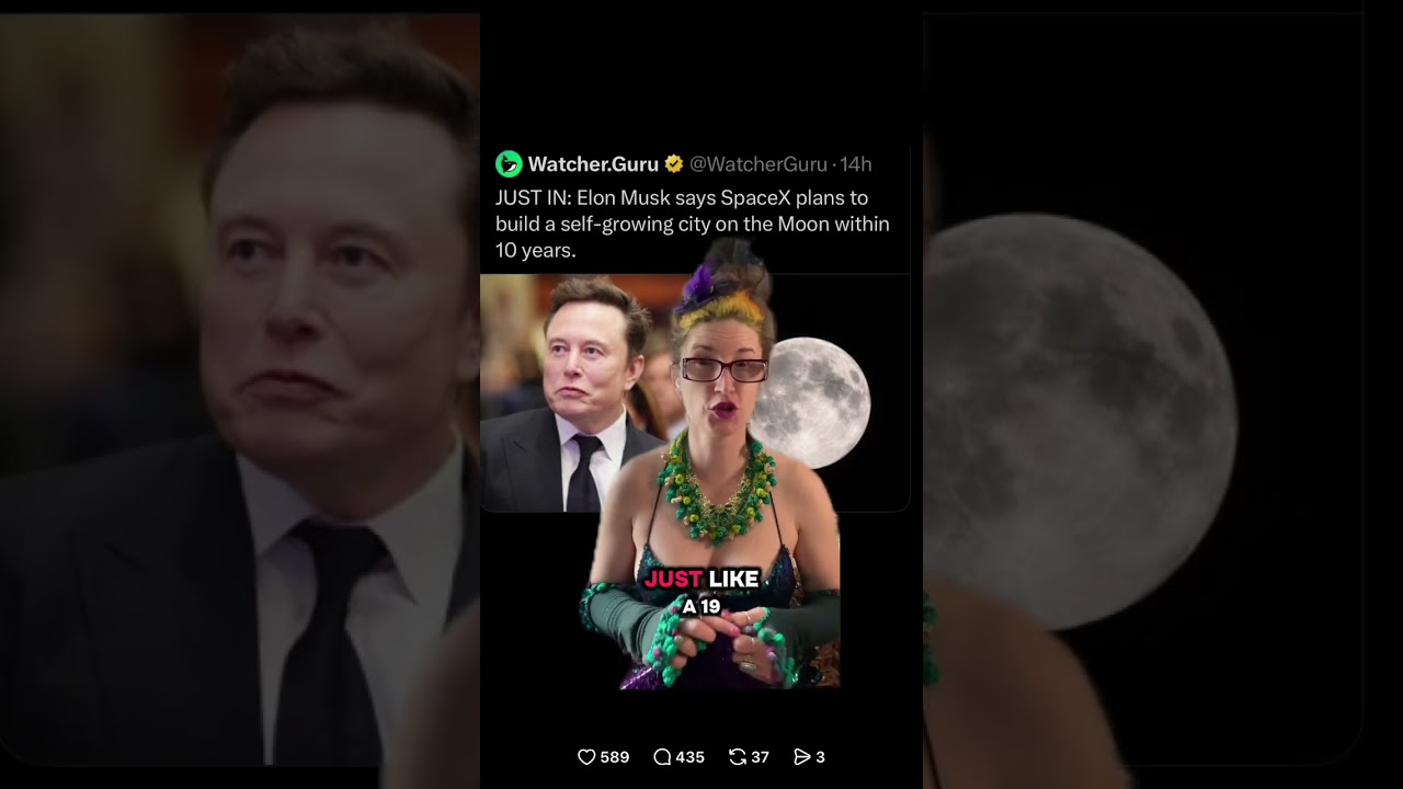Илон Маск и его Лунный город