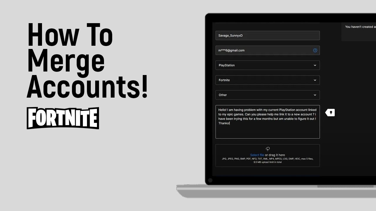How to Merge Fortnite Accounts [easy] - YouTube