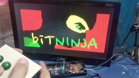 juego 8bit con  arduino vga(bitNinja)