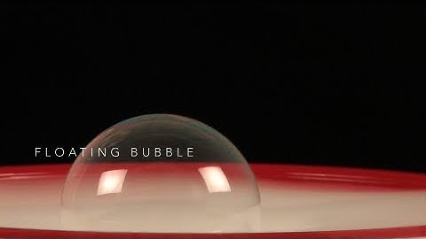 Dry Ice Floating Bubbles