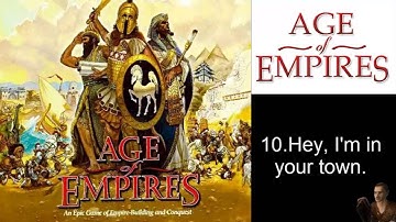 Age of Empires Taunts