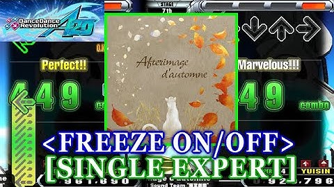 [Freeze ON/OFF] 【DDR A20】 Afterimage d