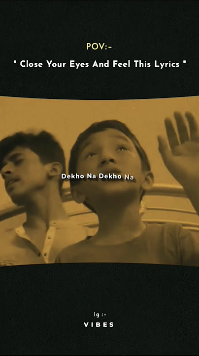 Jo Tum Mere Ho। Feel this lyrics ❤️