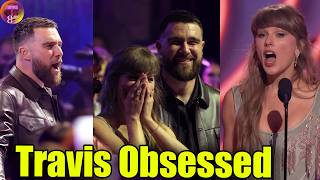 Taylor Swift Thanked Travis Kelce in Her Speech, Then Cameras Caught Him Doing THIS...