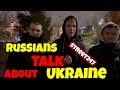 Young Russians talk about Ukraine  || Street247